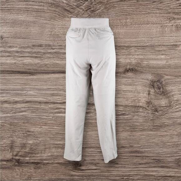 Athleta Beige Brooklyn Mid Rise Ankle Pant Womens Sz 8 Performance Athleisure - Picture 4 of 8
